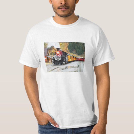 Stoomtrein in Silverton, Verenigde Staten T-shirt (Voorkant)