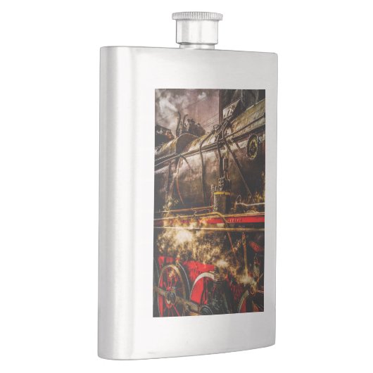 stoomtrein - in stoom heupfles (Rechts)