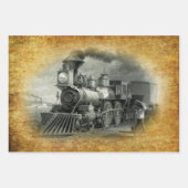 stoomtrein inpakpapier vel (Voorkant 3)