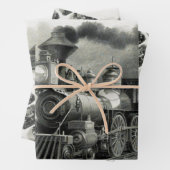  stoomtrein inpakpapier vel (In situ)