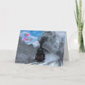 Stoomtrein Kaart (Voorkant)