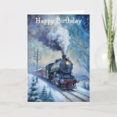 Stoomtrein Kaart (Voorkant)