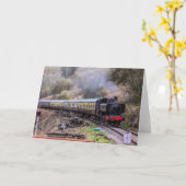 Stoomtrein Kaart (Gele Bloem)
