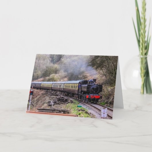 Stoomtrein Kaart (Voorkant)
