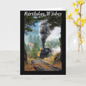 Stoomtrein Kaart (Gele Bloem)