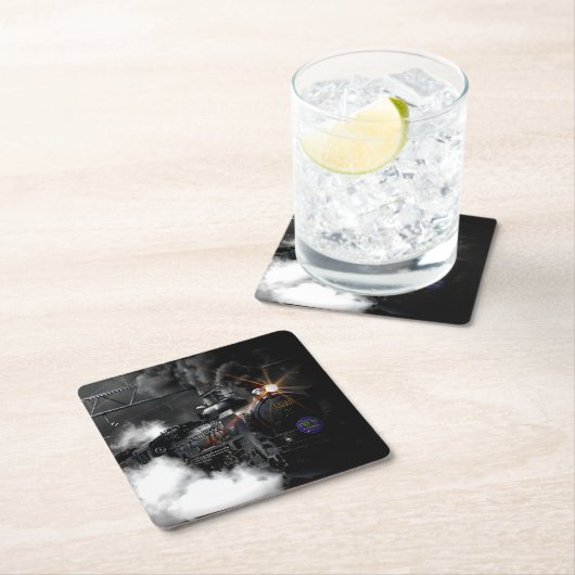 Stoomtrein Kartonnen Onderzetters (Insitu)