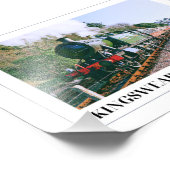 Stoomtrein, Kingswear, Devon Foto Afdruk (Hoek)