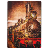  stoomtrein klembord (Achterkant)