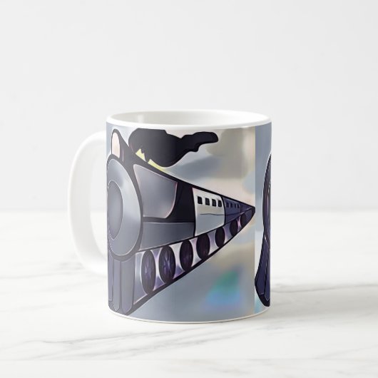 Stoomtrein Koffiemok (Voorkant links)