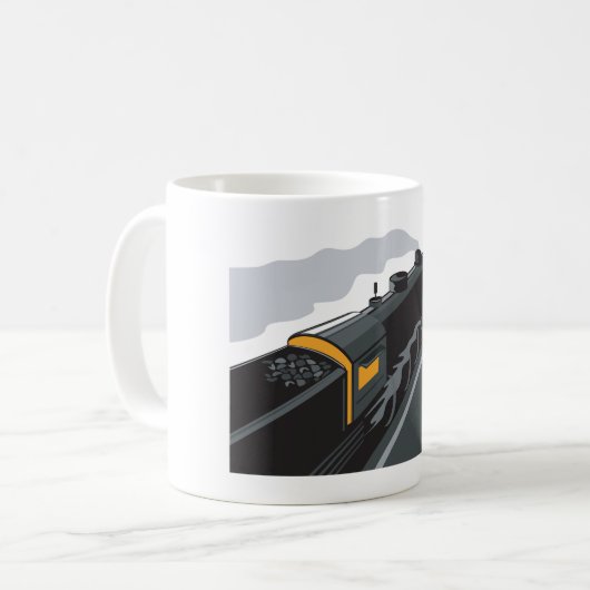 Stoomtrein Koffiemok (Voorkant links)