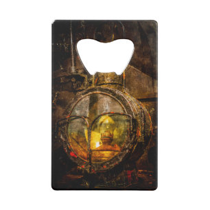  stoomtrein - koplicht creditkaart flessenopener