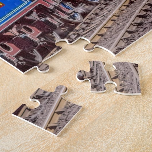 Stoomtrein Legpuzzel (Zijkant)