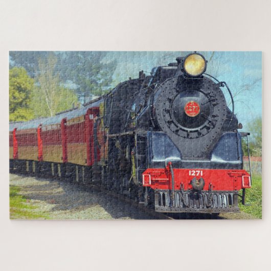 Stoomtrein Legpuzzel (Horizontaal)