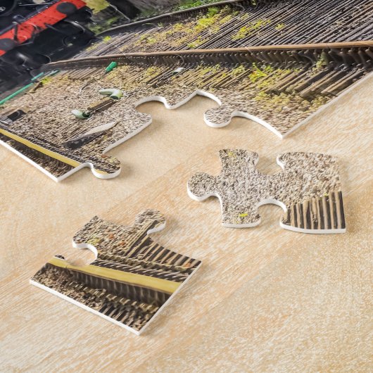 Stoomtrein Legpuzzel (Zijkant)