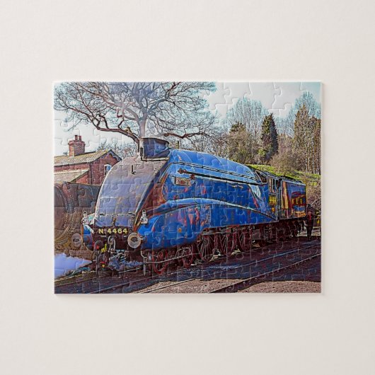 Stoomtrein Legpuzzel (Horizontaal)
