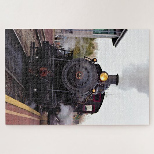 Stoomtrein Legpuzzel (Horizontaal)