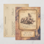  stoomtrein / locomotief Art. Driver Gift Briefkaart (Voorkant / Achterkant)