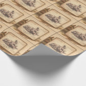  stoomtrein / locomotief Art. Driver Gift Cadeaupapier (Hoek)