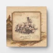  stoomtrein / locomotief Art. Driver Gift Fotoplaat (Voorkant)