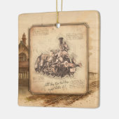  stoomtrein / locomotief Art. Driver Gift Keramisch Ornament (Links)