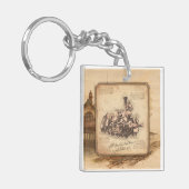 stoomtrein / locomotief Art. Driver Gift Sleutelhanger (Voorkant Links)