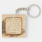 stoomtrein / locomotief Art. Driver Gift Sleutelhanger (Achterkant)