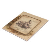  stoomtrein / locomotief Art. Driver Gift Tegeltje (Zijkant)