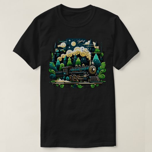 Stoomtrein Locomotief Ingenieur Spoorweg Mannen Vr T-shirt (Design voorkant)