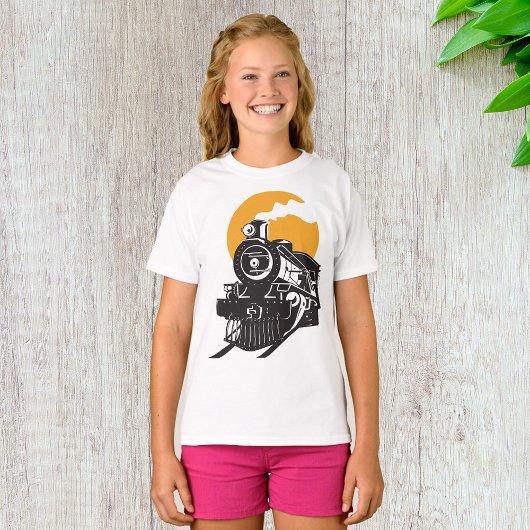 Stoomtrein meisjes T-shirt