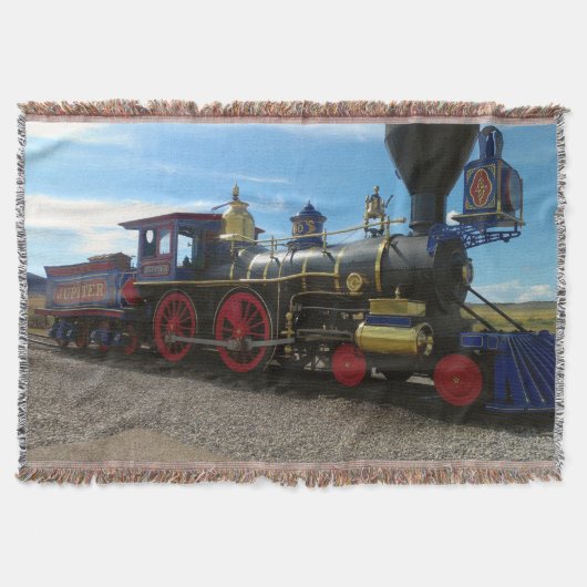 Stoomtrein met 19 schroefdraad deken (Voorkant)