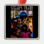 Stoomtrein Metalen Ornament (Voorkant)