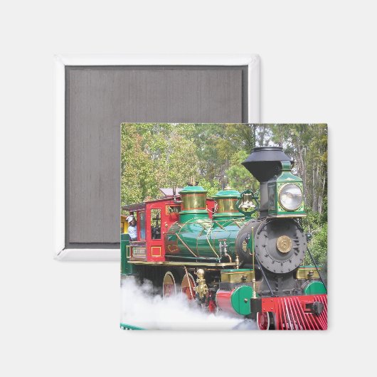 Stoomtrein motormagneet magneet (Voorkant / Achterkant)