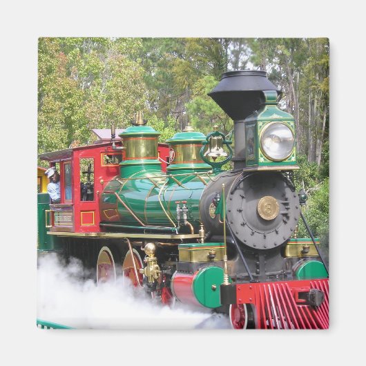 Stoomtrein motormagneet magneet (Voorkant)