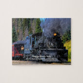  stoomtrein - Naam toevoegen Legpuzzel (Horizontaal)