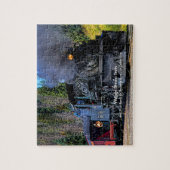  stoomtrein - Naam toevoegen Legpuzzel (Verticaal)