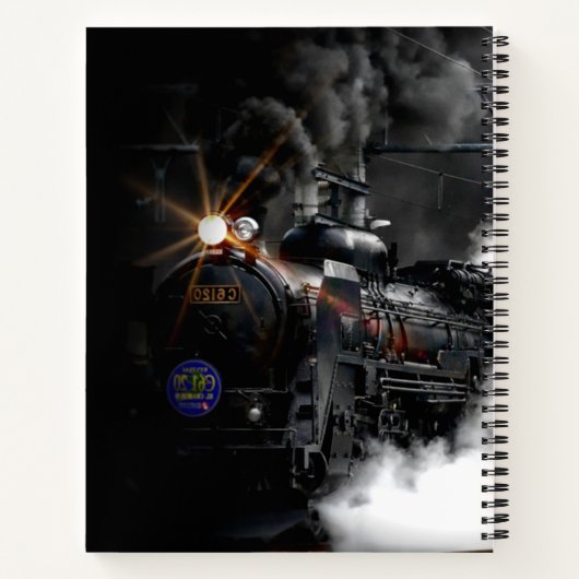 Stoomtrein Notitieboek (Achterkant)