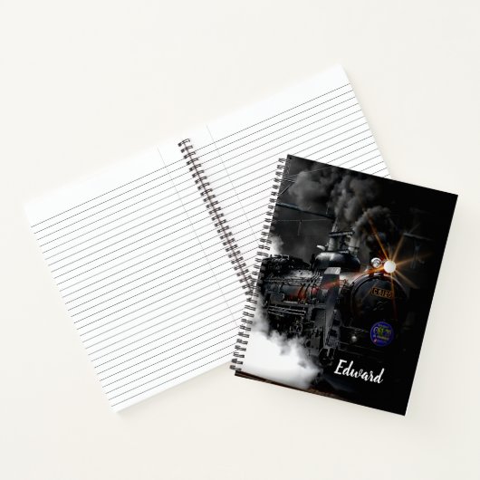 Stoomtrein Notitieboek (Binnen)