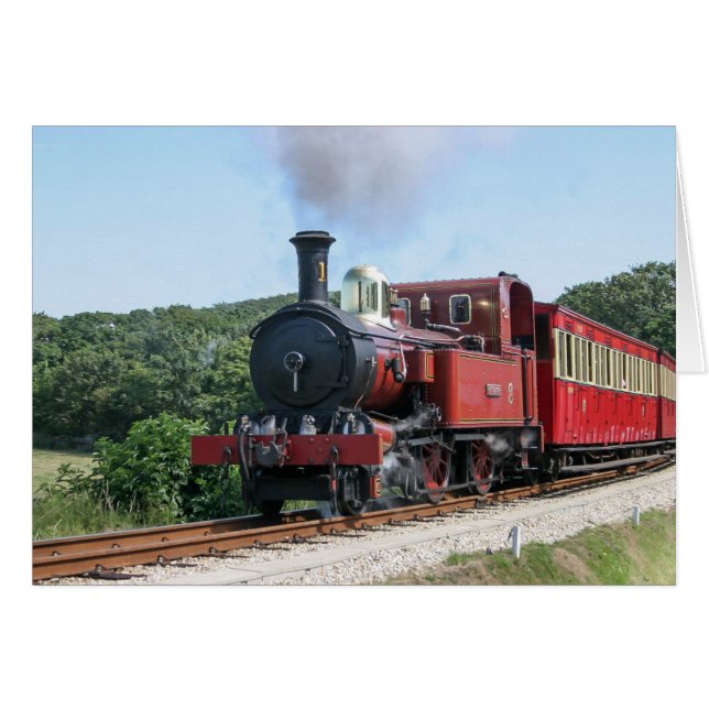 Stoomtrein op Castletown Isle of Man (Voorkant Horizontaal)