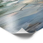 Stoomtrein op een brug - olieverfschilderij foto afdruk (Hoek)