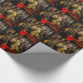  stoomtrein - Oude tijdopnemer Cadeaupapier (Hoek)