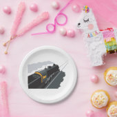 Stoomtrein Papieren Bordje (Feest)