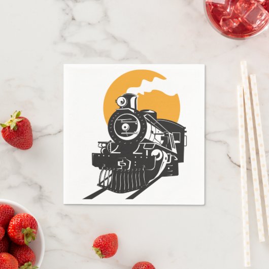 Stoomtrein papieren servetten (Insitu)