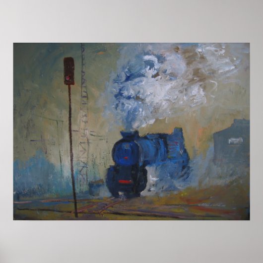 stoomtrein poster (Voorkant)