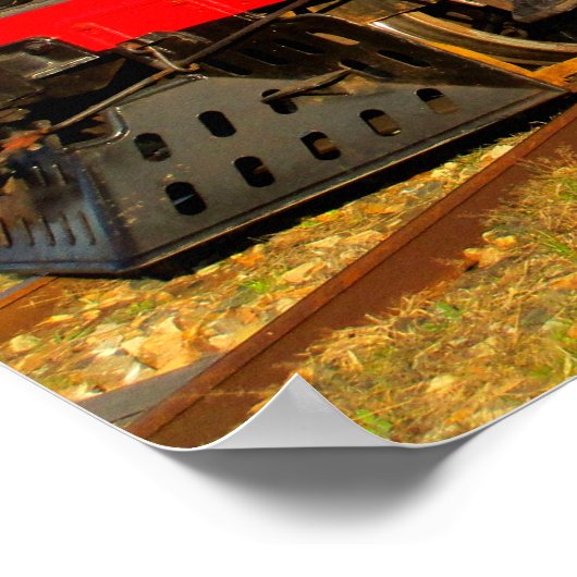  stoomtrein poster (Hoek)