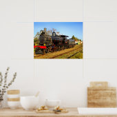 stoomtrein poster (Keuken)