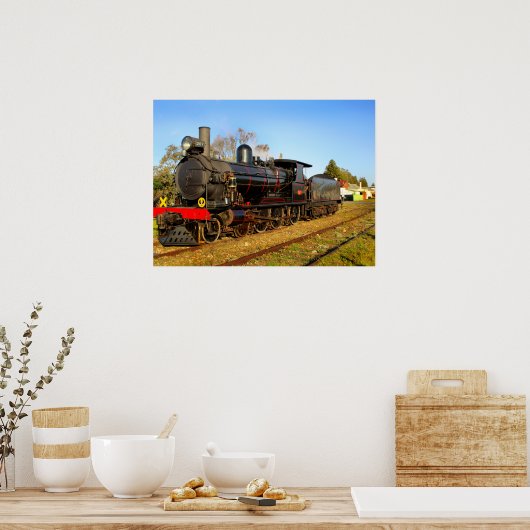  stoomtrein poster (Keuken)