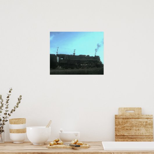 Stoomtrein Poster (Keuken)