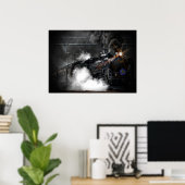 stoomtrein poster (Thuiskantoor)