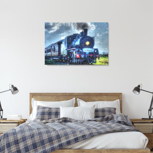 STOOMTREIN QUEENSLAND AUSTRALIË MET KUNSTEFFECTEN CANVAS AFDRUK (Insitu (Slaapkamer))