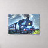 STOOMTREIN QUEENSLAND AUSTRALIË MET KUNSTEFFECTEN CANVAS AFDRUK (Voorkant)